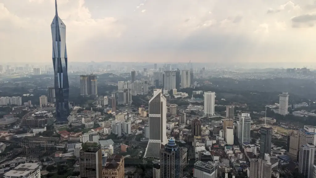 Aussicht Menara Tower, KL, 09.03.2024