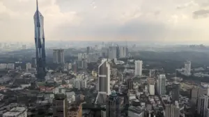 Aussicht Menara Tower, KL, 09.03.2024