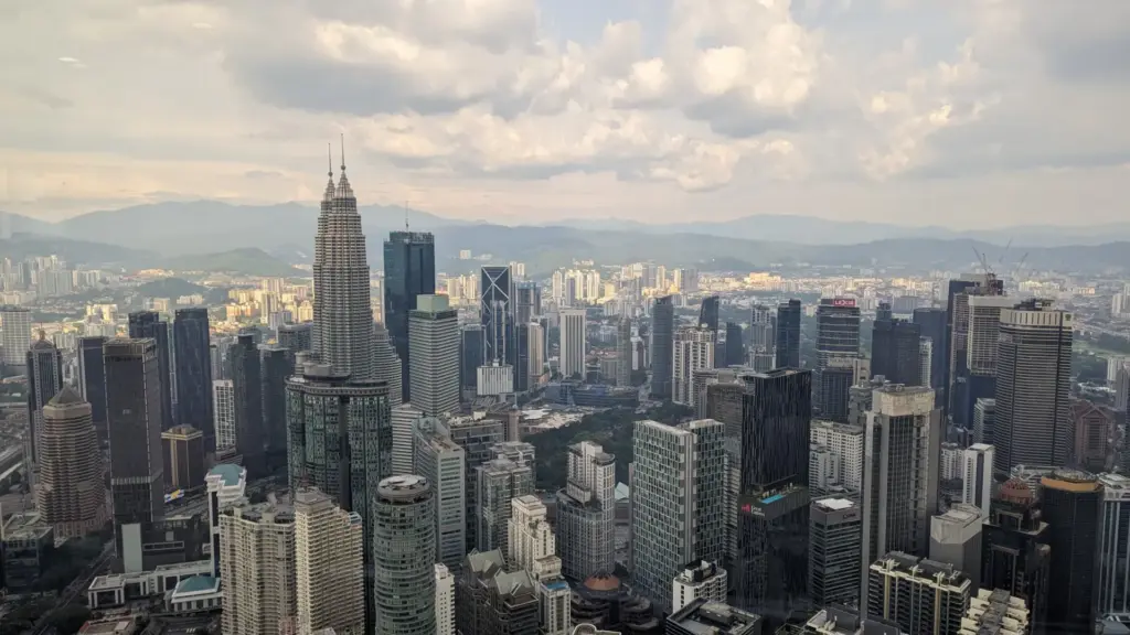Aussicht Menara Tower, KL, 09.03.2024