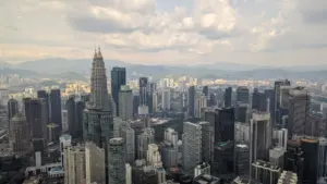 Aussicht Menara Tower, KL, 09.03.2024