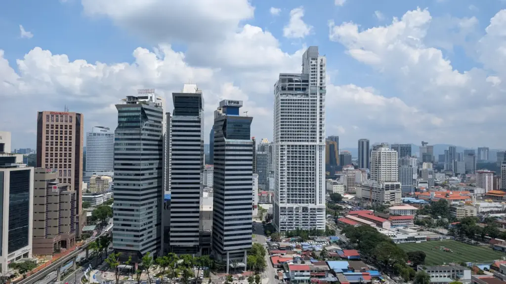 Aussicht vom Balkon, 03.05.2026, Kuala Lumpur, Malaysia