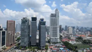 Aussicht vom Balkon, 03.05.2026, Kuala Lumpur, Malaysia
