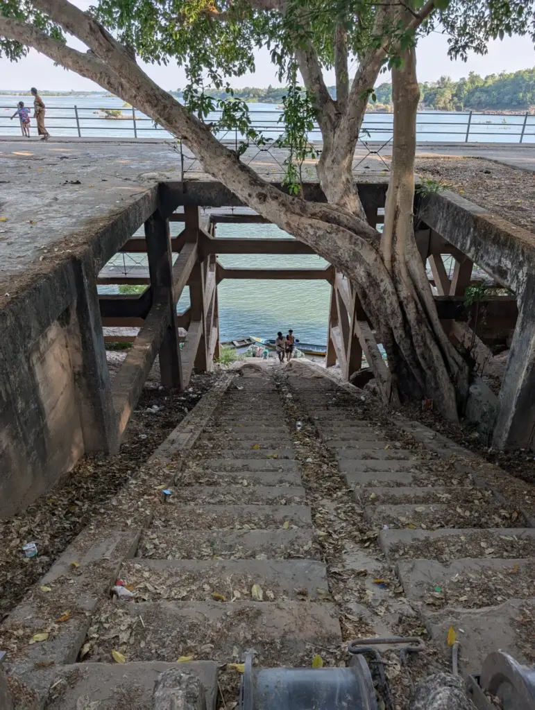Old French Port, Don Khong, 4000 Islands,25.04.2025, Laos