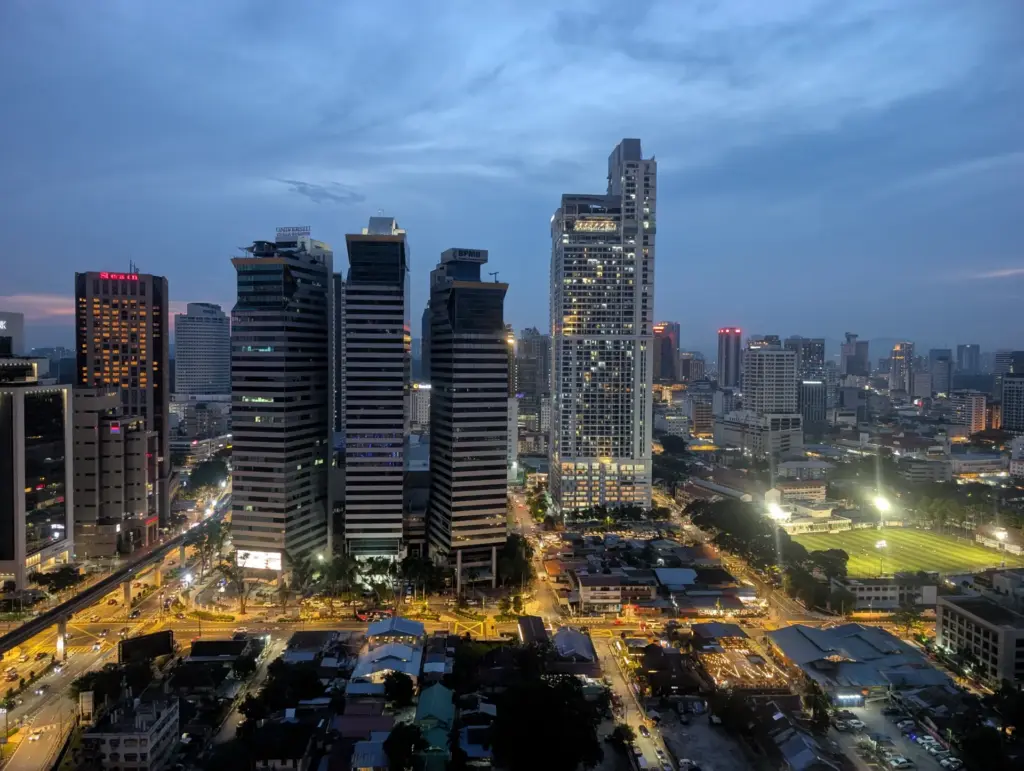 Aussicht vom Balkon, 03.05.2026, Kuala Lumpur, Malaysia