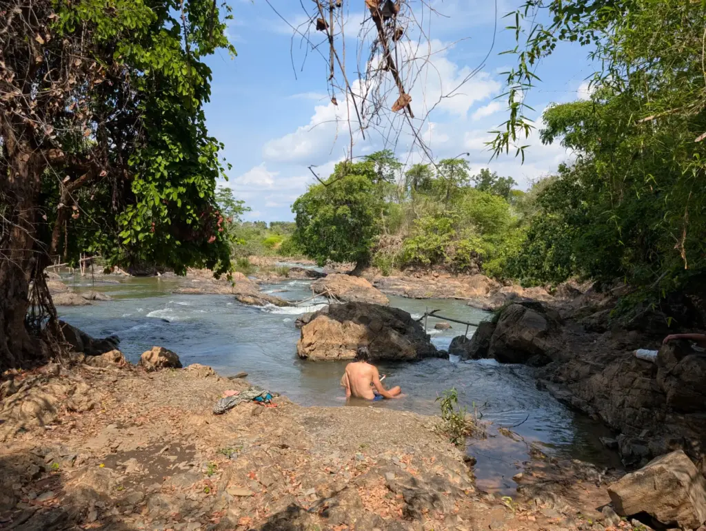 Khone Pa Soy Wasserfall, Don Det, 4000 Islands, 27.04.2025, Laos