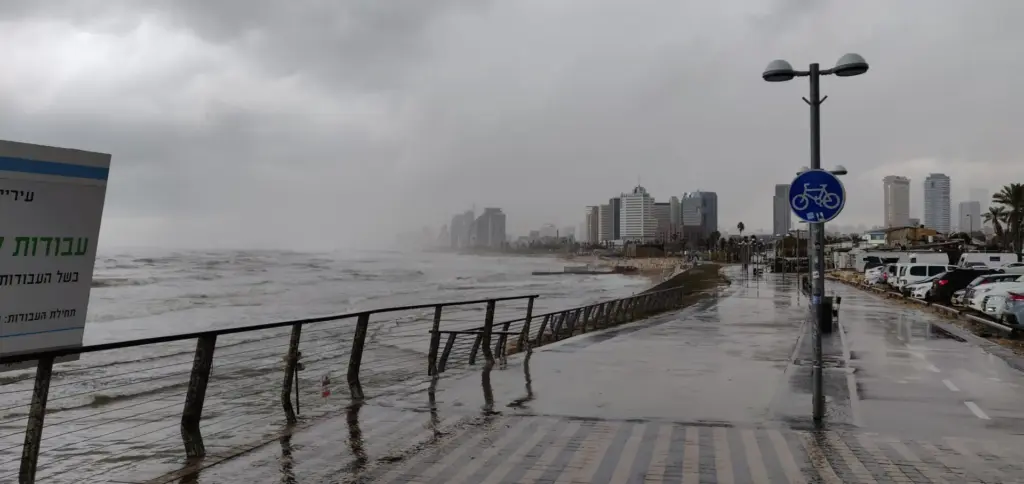 Uferpromenade, Tel Aviv, Israel, 21.01.2020