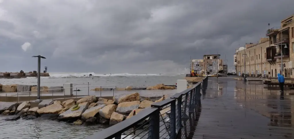 Uferpromenade, Tel Aviv, Israel, 21.01.2020