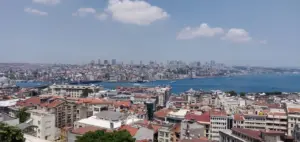 Blick vom Dach des IEL, Fatih, Juni 2019