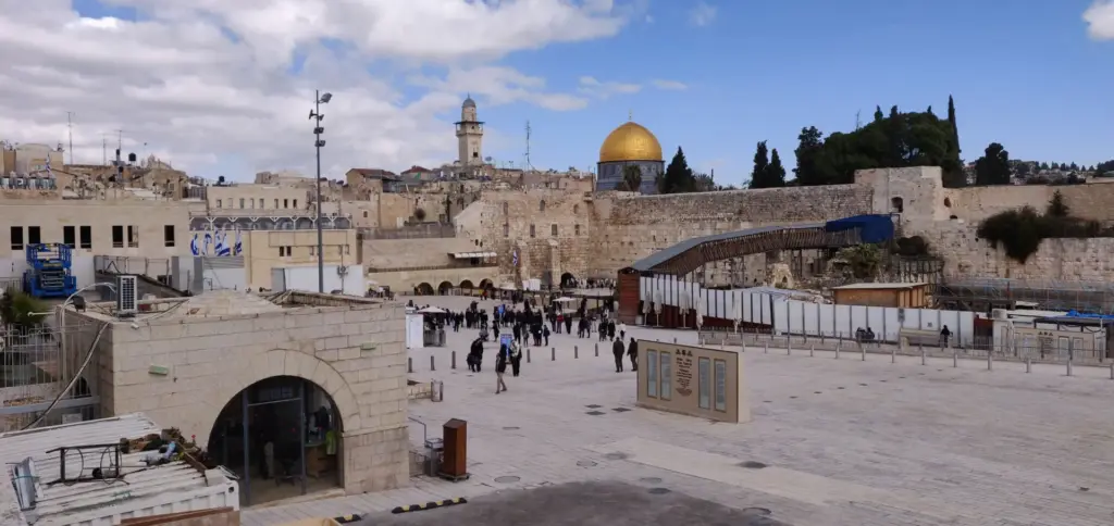 Klagemauer/Felsendom, Jerusalem, 25.01.2020