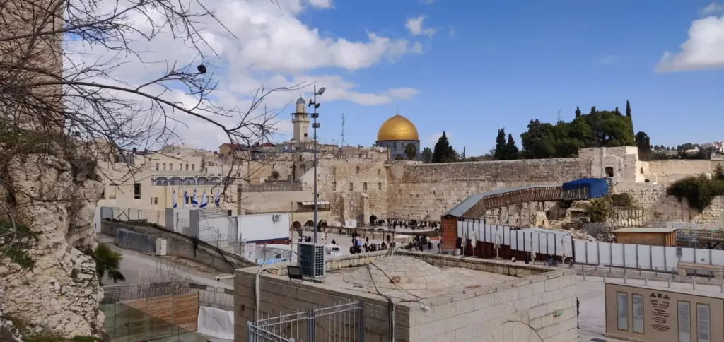 Klagemauer/Felsendom, Jerusalem, 25.01.2020