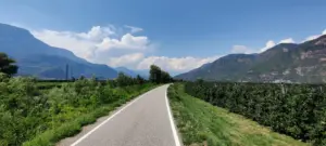 Etschradweg bei Bozen, Italien, 05.08.2022